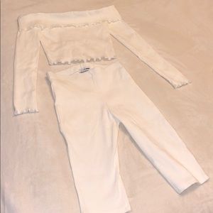 White 2 piece set